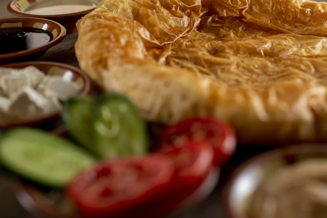 Hortopita — Ikarian wild greens pie with olive-oil crust